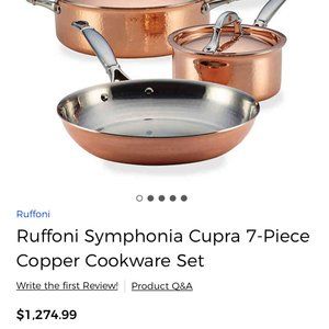 Ruffoni Symphonia Cupra 7-Piece Copper set  - NEW